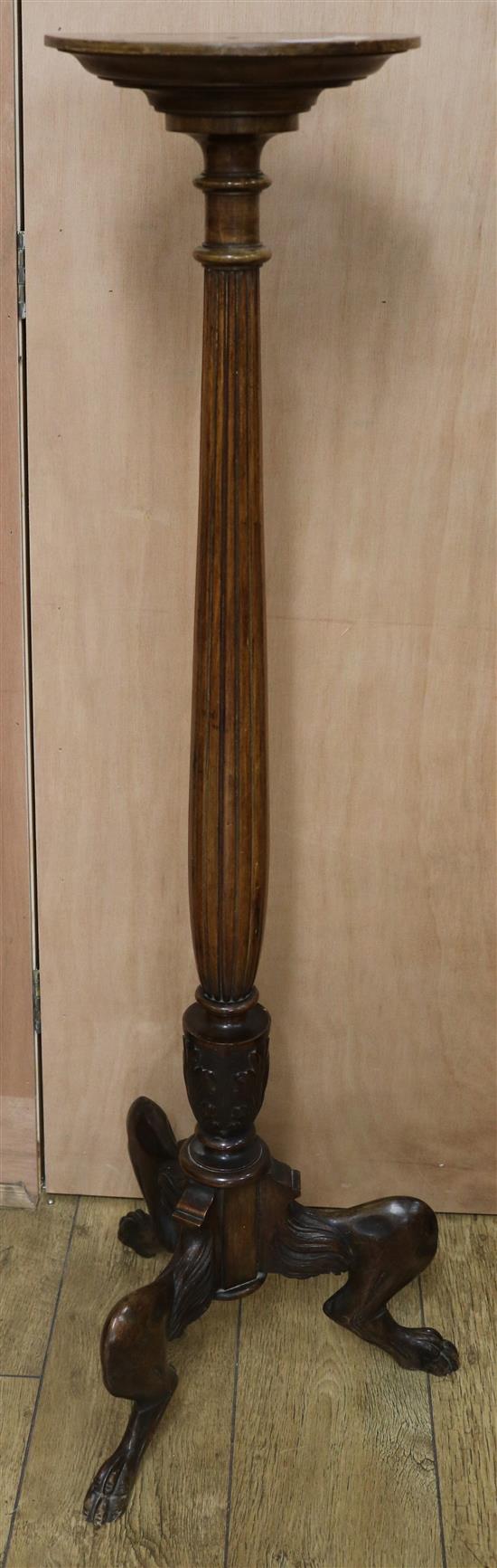 A torchere stand, H.121cm